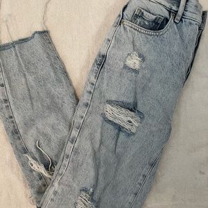 Ripped Straight Leg Pacsun Jeans